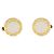 Bulgari Gemelli Bvlgari in oro giallo 18K e acciaio inossidabile Argento D'oro