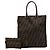 Fendi Vertikaler Tote aus braunem Zucca-Canvas - Ansicht 7