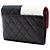 Chanel Black Quilted Lambskin Colorblock Pagoda Flap Noir - vue 2