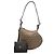 Borsa a Spalla Fendi Beige Zucchino Oyster - vista 10