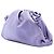 Bottega Veneta Borsa a tracolla The Mini Pouch in agnello viola Porpora - vista 2