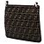 Borsa a tracolla Fendi in tela Zucca marrone - vista 2