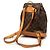 Louis Vuitton Marrone Monogram Montsouris PM - vista 2