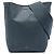 Céline Borsa a secchiello Celine Blue Small Soft Grained Calfskin Seau Sangle Blu scuro