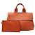 Hermès Orange Toile and Swift Valparaiso PM Arancione - vista 7