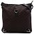 Gucci Borsa a tracolla Abbey D Ring in nylon GG marrone Marrone scuro