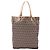 Fendi Zucchino Canvas Tote in Beige