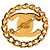 Spilla a catena Chanel Gold Gold Plated CC Turnlock D'oro - vista 2