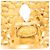 Chanel Gold Gold Plated Logo Diamond Clip-On-Ohrringe Golden - Ansicht 3