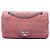 Chanel Pink Medium Classic Washed Lambskin Bijoux Chain Double Flap Rosa