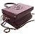 Vanity Necessaire Chanel Convertible com Alça de Mão em Pele de Vitelo Matelassada Small CC Vermelho Bordeaux - vista 10