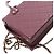 Vanity Necessaire Chanel Convertible com Alça de Mão em Pele de Vitelo Matelassada Small CC Vermelho Bordeaux - vista 13