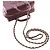 Vanity Necessaire Chanel Convertible com Alça de Mão em Pele de Vitelo Matelassada Small CC Vermelho Bordeaux - vista 14