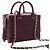 Vanity Necessaire Chanel Convertible com Alça de Mão em Pele de Vitelo Matelassada Small CC Vermelho Bordeaux - vista 2