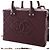 Vanity Necessaire Chanel Convertible com Alça de Mão em Pele de Vitelo Matelassada Small CC Vermelho Bordeaux - vista 7