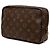Louis Vuitton Marrone Monogram Trousse Toilette 23 - vista 2