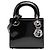 Lady Dior Mini in vernice nero