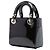 Lady Dior Mini in vernice nero - vista 2