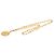 Chanel Gold CC Medaillon Lion Crest Anhänger Halskette vergoldet Golden
