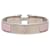 Bracciale Hermès Pink Narrow Enamel Clic H PM Rosa  - vista 3