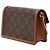 Portafoglio con catena Dauphine in Monogram Reverse marrone Louis Vuitton - vista 2