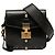 Dior Black Leather DiorAddict Square Flap Nero