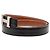 Cintura reversibile Hermès Constance H in pelle Swift ed Epsom nera Nero - vista 2