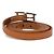 Pulsera Behapi Double Tour en cuero marrón Hermès Castaño - vista 3