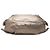 LOEWE Marrone Metallizzato Nappa Anagram Aire Bronzo - vista 3