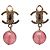 Orecchini a clip Chanel Gold CC in ottone e resina