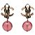 Orecchini a clip Chanel Gold CC in ottone e resina - vista 2