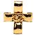 Spilla Chanel Gold CC Fiocco Placcato Oro D'oro
