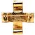 Spilla Chanel Gold CC Fiocco Placcato Oro D'oro - vista 3