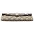 Portafoglio lungo Gucci Beige GG Supreme con peonie e perle - vista 3