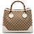 Tote Gucci Beige Medium GG Canvas Bamboo Diana