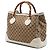 Tote Gucci Beige Medium GG Canvas Bamboo Diana - vista 2