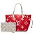 Louis Vuitton Red Monogram Giant Neverfull MM Rosso - vista 8