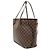 Louis Vuitton Marrone Damier Ebene Neverfull MM - vista 2