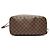 Louis Vuitton Marrone Damier Ebene Neverfull MM - vista 3