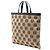 Tote in tela Anagram beige LOEWE - vista 2
