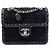 Chanel Black Mini Tweed My Own Frame Flap Nero