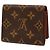 Tarjetero profesional Louis Vuitton Marrón Monogram Envelope Castaño - vista 2