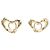 Orecchini Tiffany & Co. Open Heart in quarzo rutilato D'oro