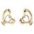 Orecchini Tiffany & Co. Open Heart in quarzo rutilato D'oro - vista 2