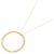Collana grande Tiffany & Co. con cerchio martellato e diamanti D'oro