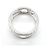 Bulgari BVLGARI Parentesi Ring mit kleinen Diamanten Silber - Ansicht 4