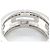 Bulgari BVLGARI Parentesi Ring mit kleinen Diamanten Silber - Ansicht 5