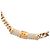 Collana Christian Dior placcata oro e strass D'oro