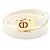 Cinturón estándar de cuero blanco para mujer Christian Dior