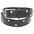 Christian Dior Dior Homme Ledergürtel mit schwarzen Polka Dots